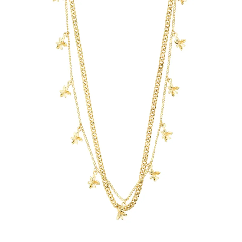 Riko Gold Plated 2-in-1 Necklace Set sold by Silver Lotus