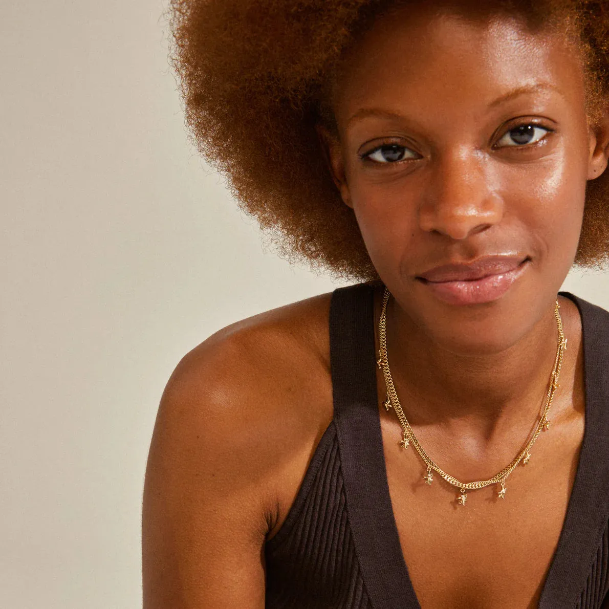 Riko Gold Plated 2-in-1 Necklace Set sold by Silver Lotus product image thumbnail 2