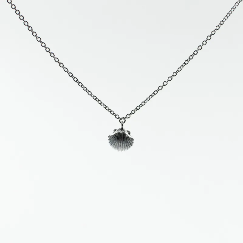 Silver Shell Necklace sold by Silver Lotus
