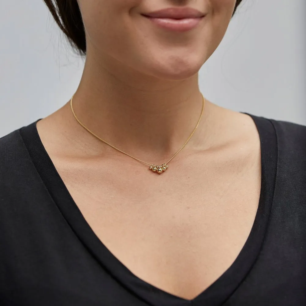 Meg Gold Plated Necklace sold by Silver Lotus product image thumbnail 2