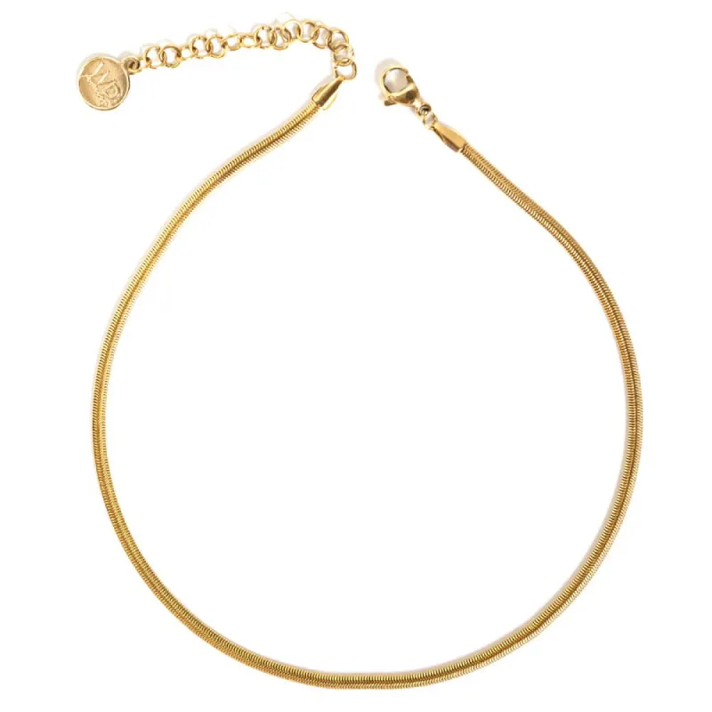 Snake Gold Necklace sold by Silver Lotus