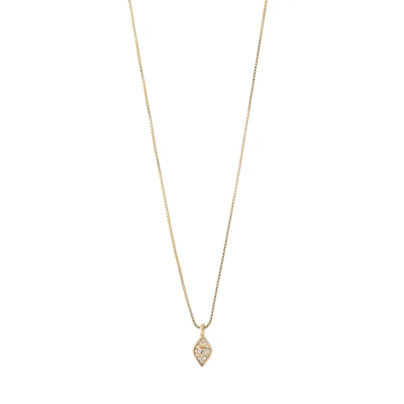 Sincerity Gold Plated Crystal Necklace sold by Silver Lotus