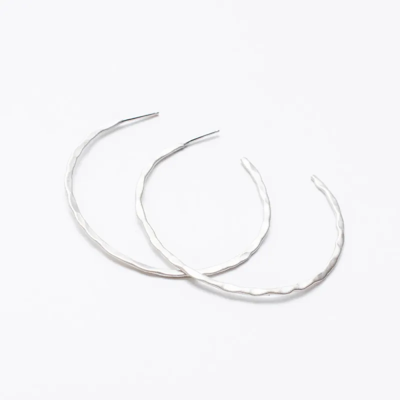 Silver Susu Hoops sold by Silver Lotus