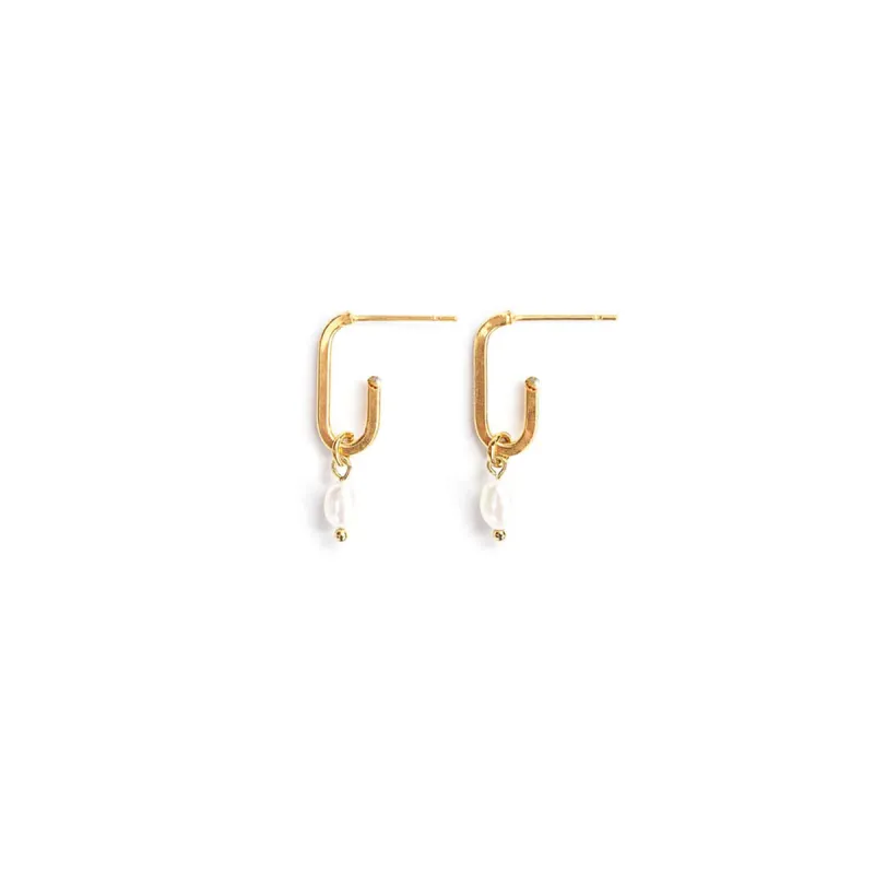Zeta Gold Hoops sold by Silver Lotus