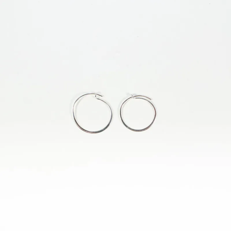 Silver Hoops (3/4'' Wide) sold by Silver Lotus
