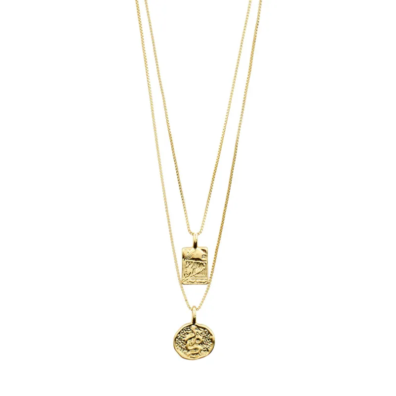 Valkyria Gold Plated Necklace sold by Silver Lotus
