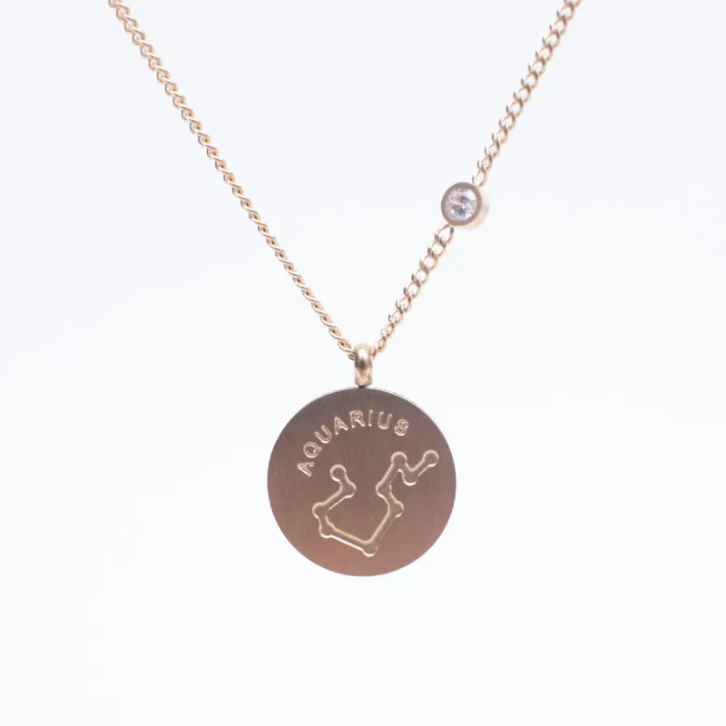 Aquarius Constellation Necklace sold by Silver Lotus