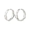 Julita Silver Plated Hoops sold by Silver Lotus