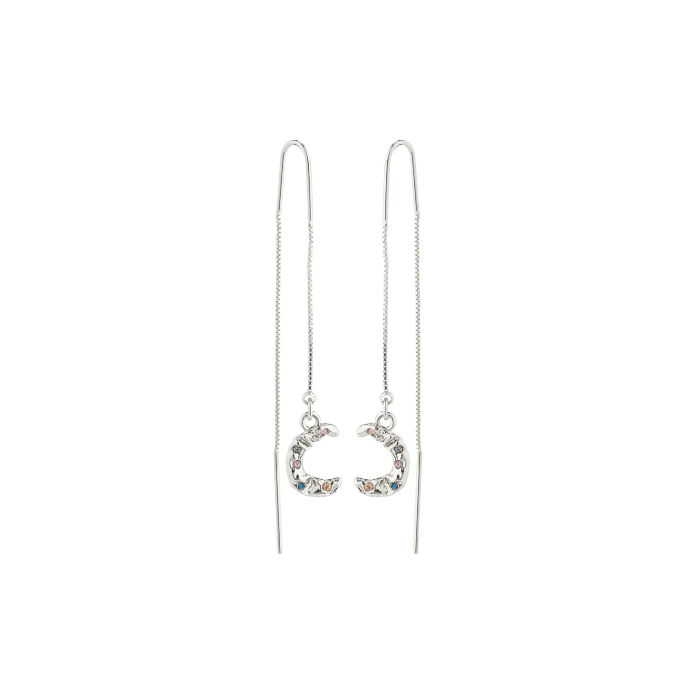 Remy Silver Plated Pull Through Earrings sold by Silver Lotus