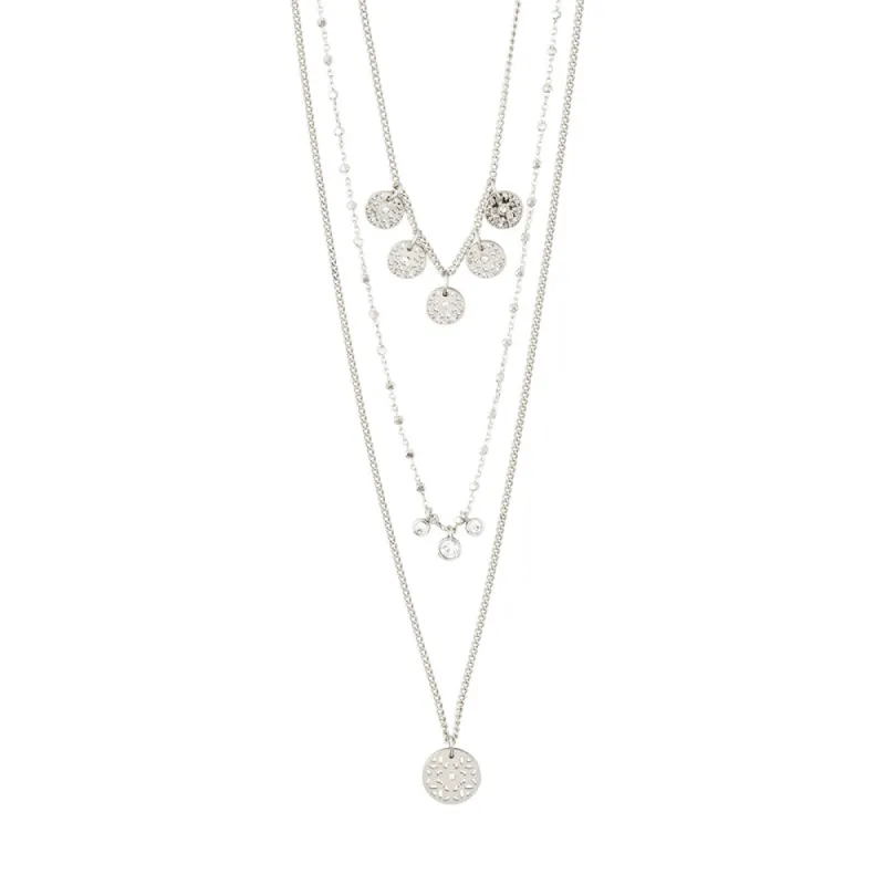 Carol Silver Plated Necklace sold by Silver Lotus