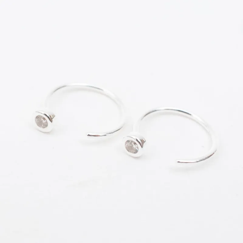 Silver Cubic Pull Through Huggies sold by Silver Lotus
