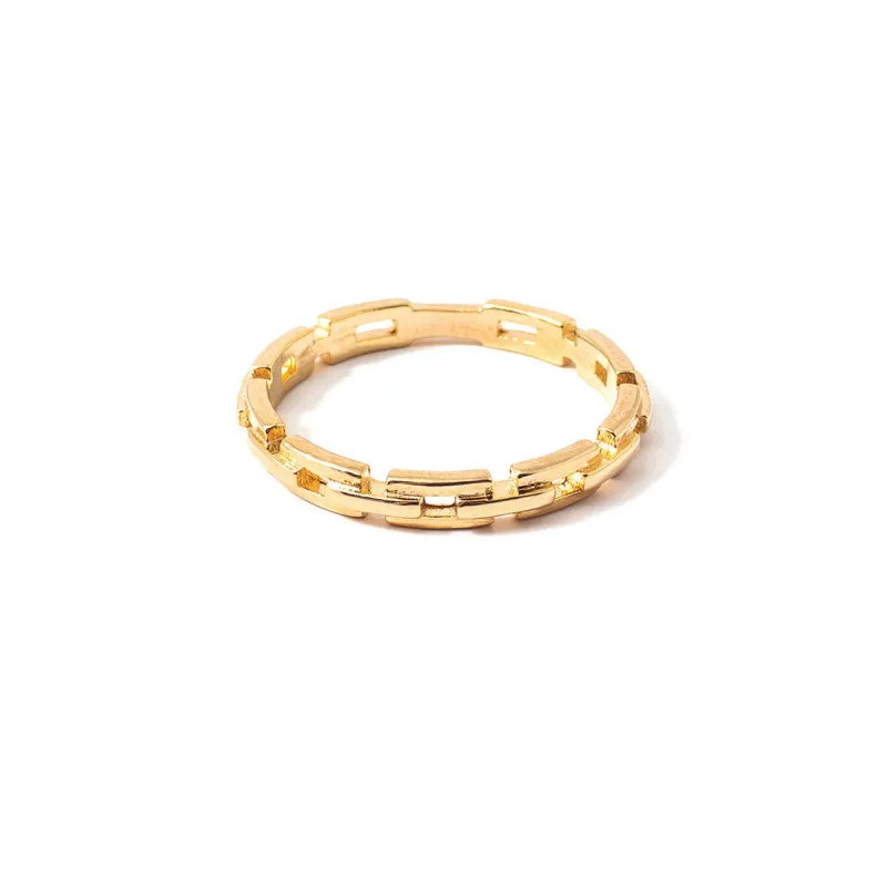Link Gold Vermeil Ring sold by Silver Lotus