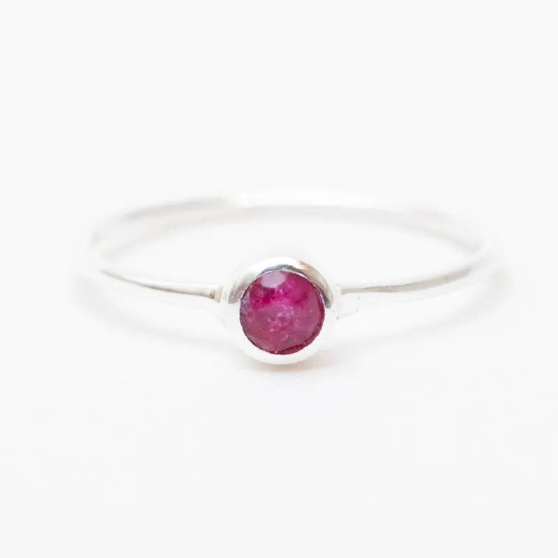 Gemstone Solitaire Ring sold by Silver Lotus