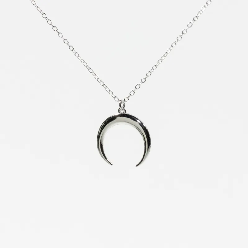 Silver Moon Necklace sold by Silver Lotus