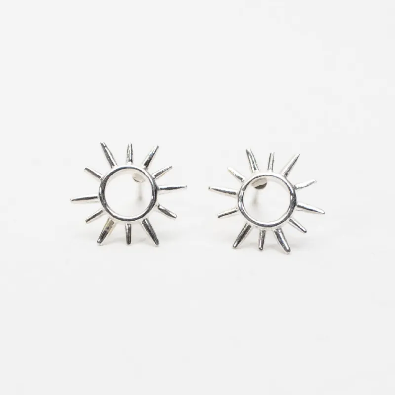 Silver Sun Studs sold by Silver Lotus