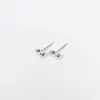Silver Crystal Solitaire Studs sold by Silver Lotus
