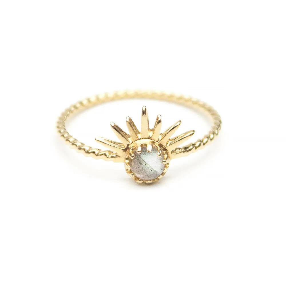 Solar Gold Vermeil Ring sold by Silver Lotus