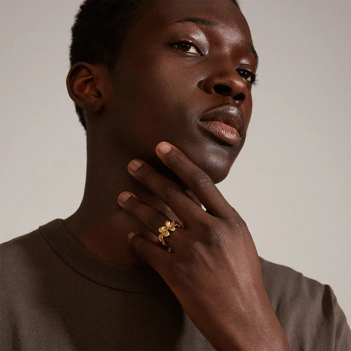 Echo Gold Plated Ring sold by Silver Lotus product image thumbnail 2