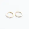 Gold Vermeil Pearl Huggies sold by Silver Lotus