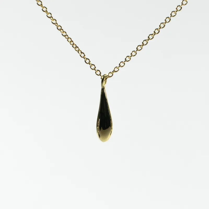Small Gold Vermeil Drop Necklace sold by Silver Lotus