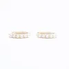 Gold Vermeil Pearl Huggies sold by Silver Lotus