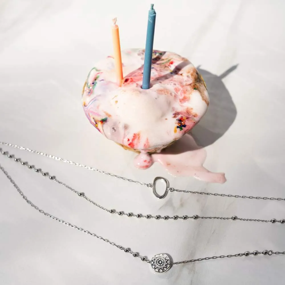 Helios Silver Necklace sold by Silver Lotus product image thumbnail 3