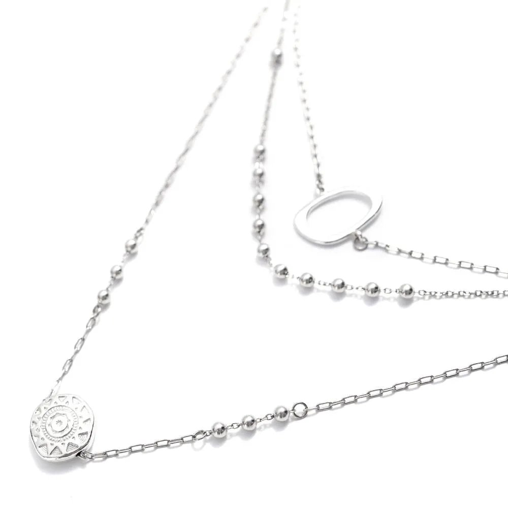 Helios Silver Necklace sold by Silver Lotus product image thumbnail 4