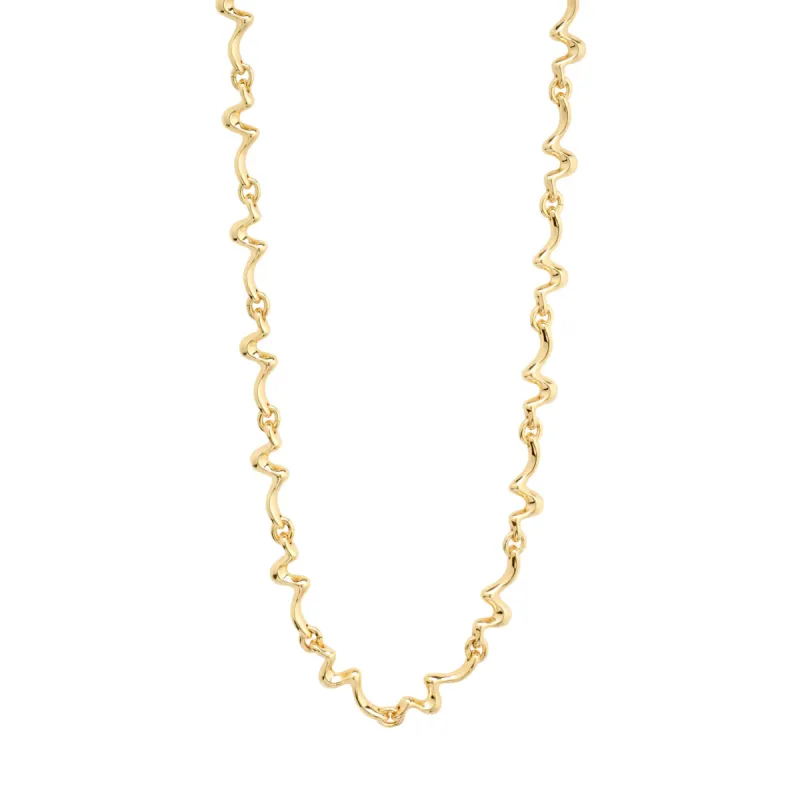 Penelope Gold Plated Chain Necklace sold by Silver Lotus