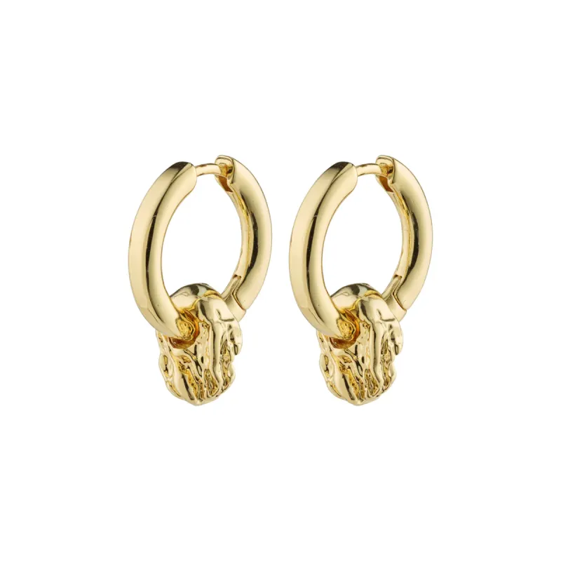 Sun Gold Plated Hoops sold by Silver Lotus