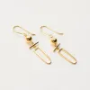 Gold Vermeil Mod Shapes Earrings sold by Silver Lotus