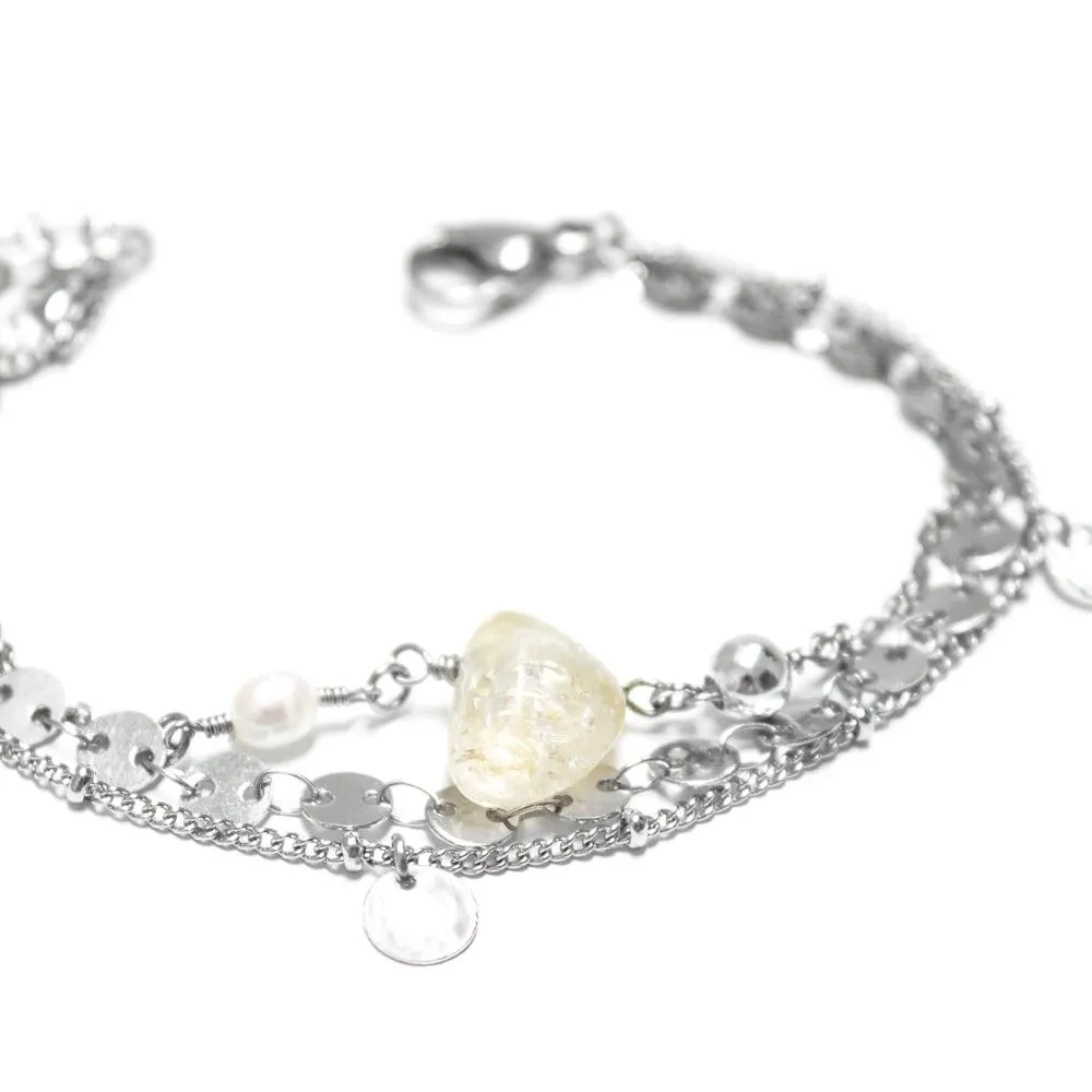 Satin Silver Bracelet sold by Silver Lotus product image thumbnail 3