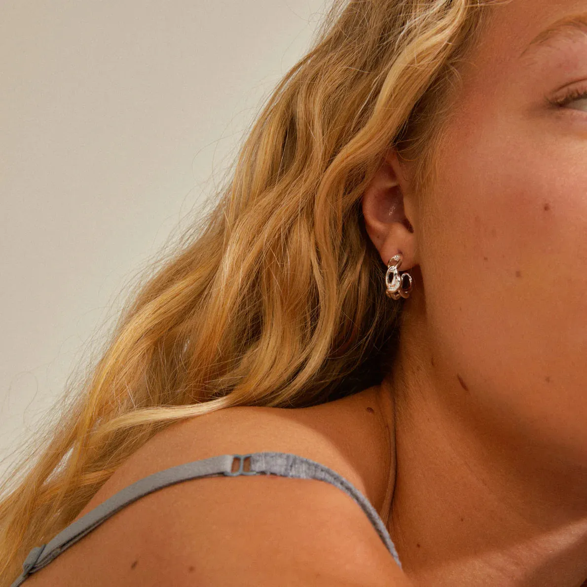 Rani Silver Plated Hoops sold by Silver Lotus product image thumbnail 2