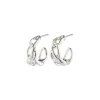 Rani Silver Plated Hoops sold by Silver Lotus