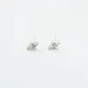 Silver Vintage Diamond Shaped Studs sold by Silver Lotus