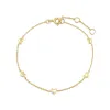 Gold Plated Multi Micro Heart Bracelet sold by Silver Lotus
