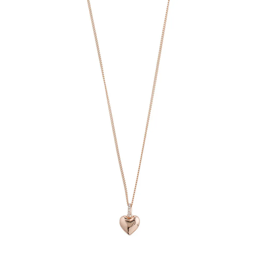 Sophia Rose Gold Plated Crystal Necklace sold by Silver Lotus