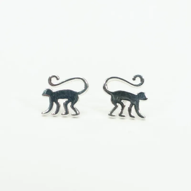 Silver Year of the Monkey Studs sold by Silver Lotus