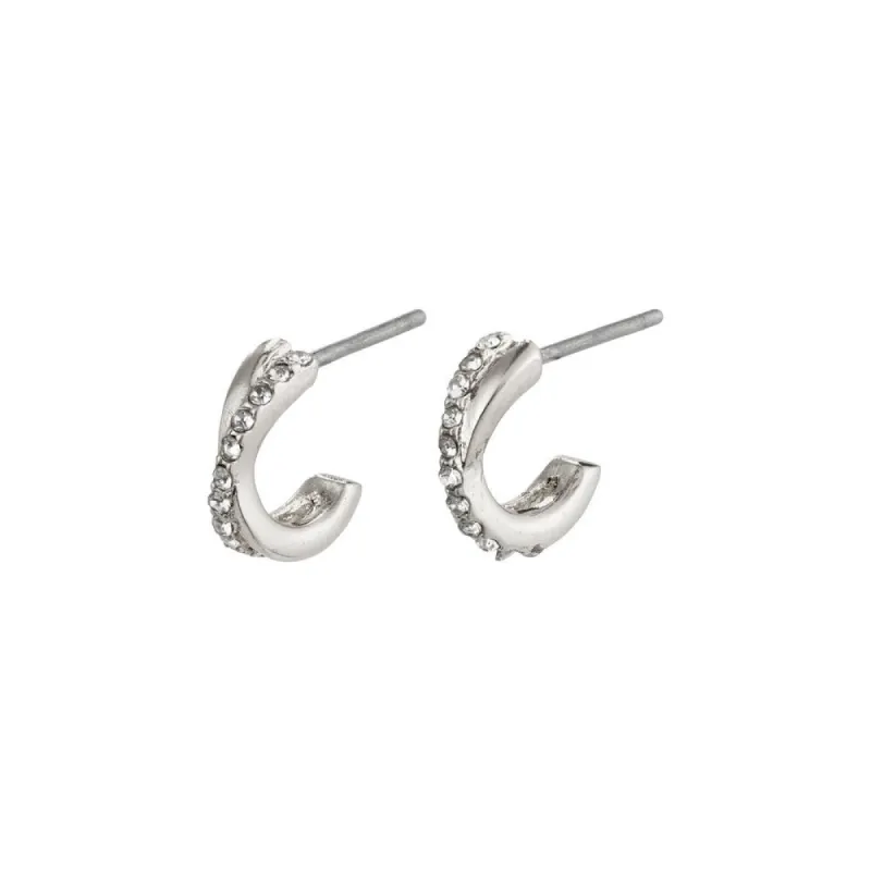 Anouk Silver Plated Crystal Studs sold by Silver Lotus