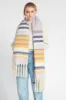 Pastel Stripe Grunge Scarf sold by Silver Lotus