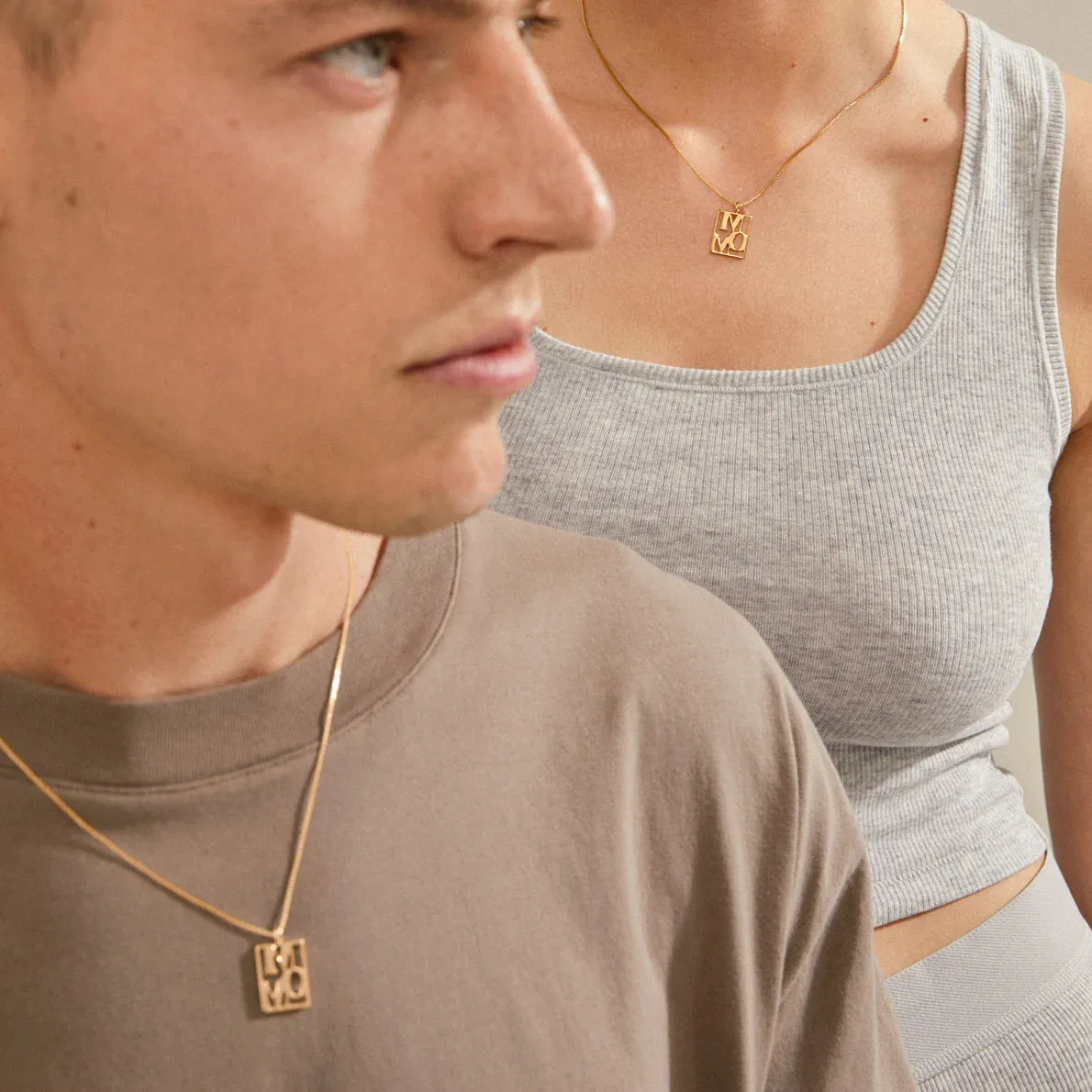 Mom Tag Gold Plated Necklace sold by Silver Lotus product image thumbnail 3