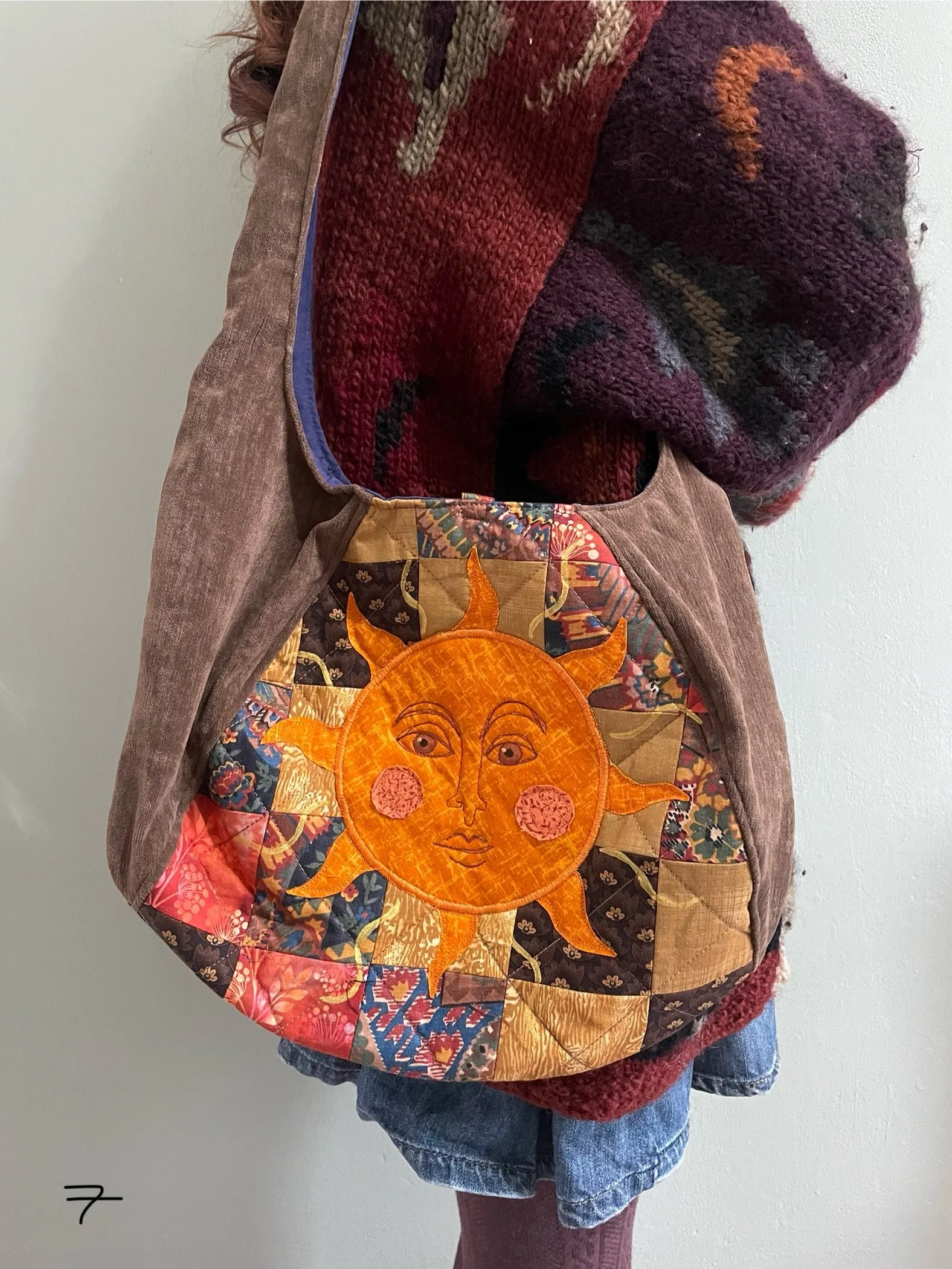 Quilted Patchwork Classic Sun and Moon(7) sold by Sapphic Oracle product image thumbnail 2