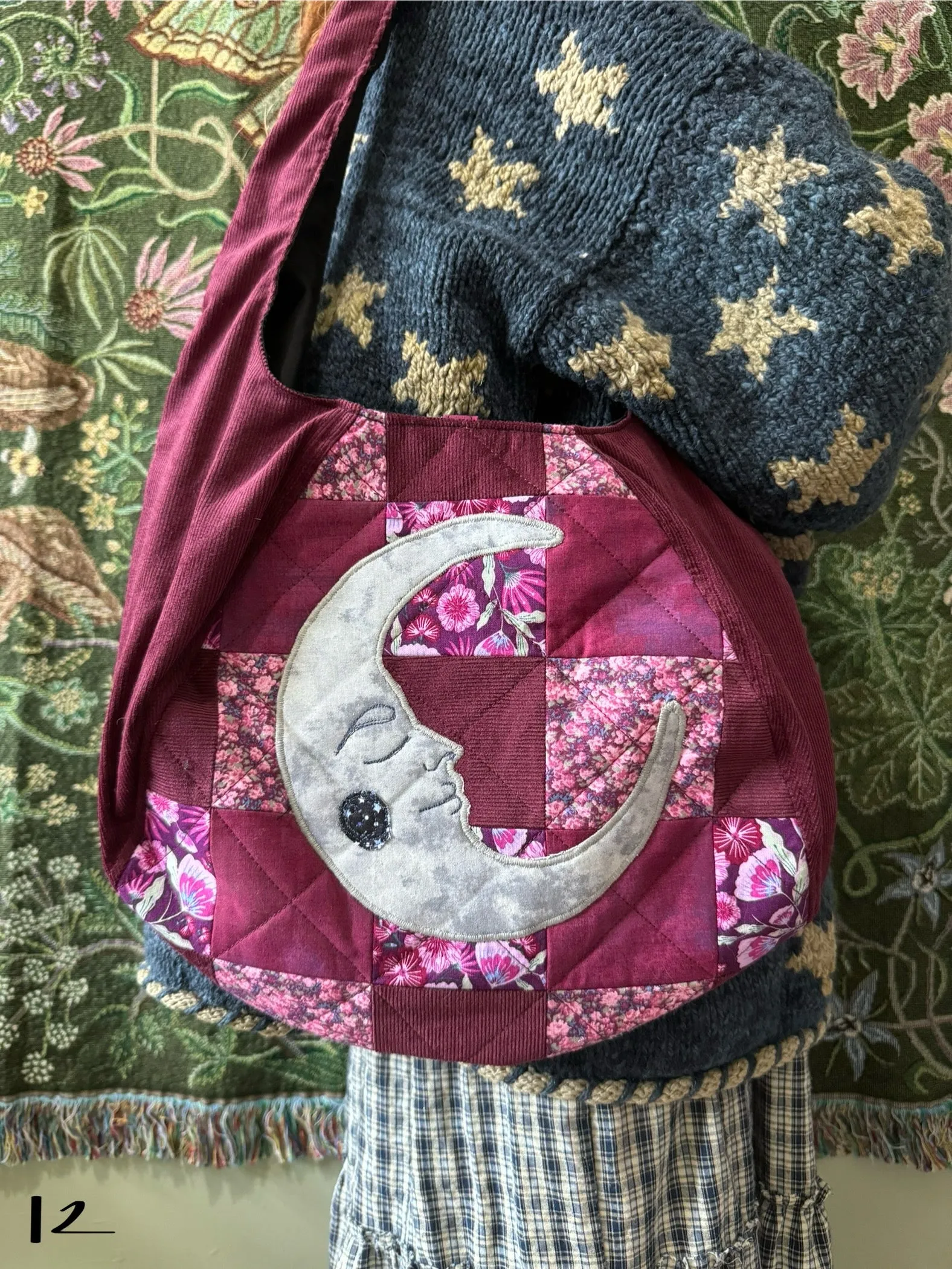 Patchwork Sun/Moon(12) sold by Sapphic Oracle product image thumbnail 2