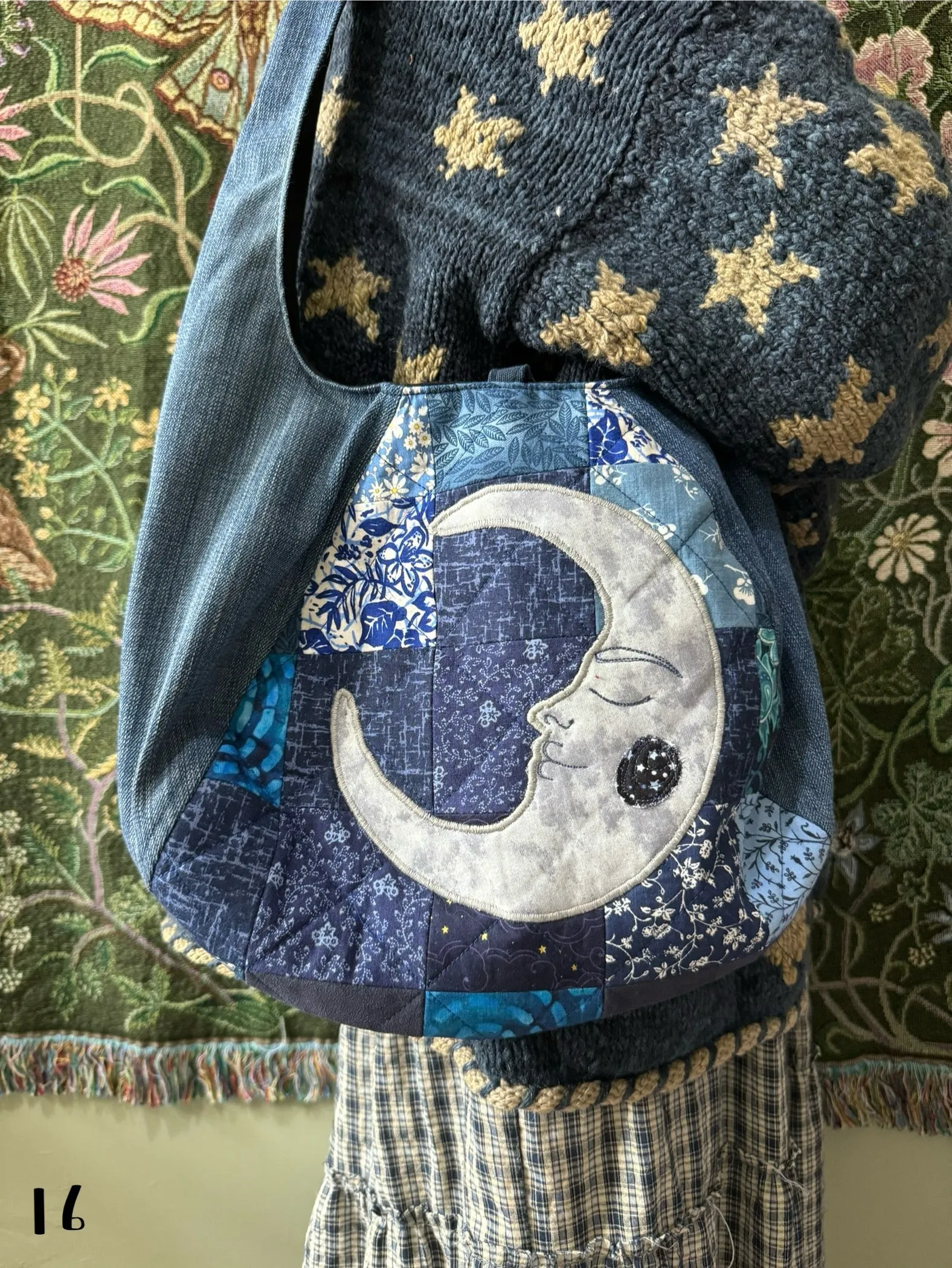 Patchwork Sun/Moon(16) sold by Sapphic Oracle