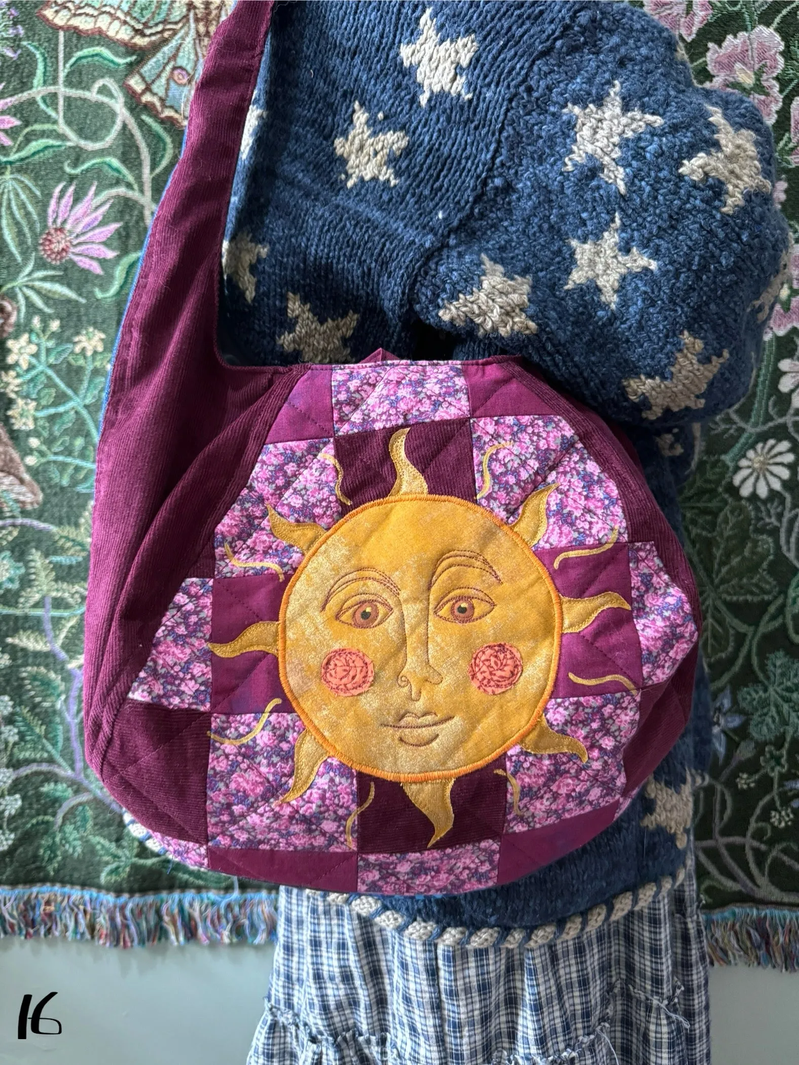 Patchwork Sun/Moon(16) sold by Sapphic Oracle product image thumbnail 2