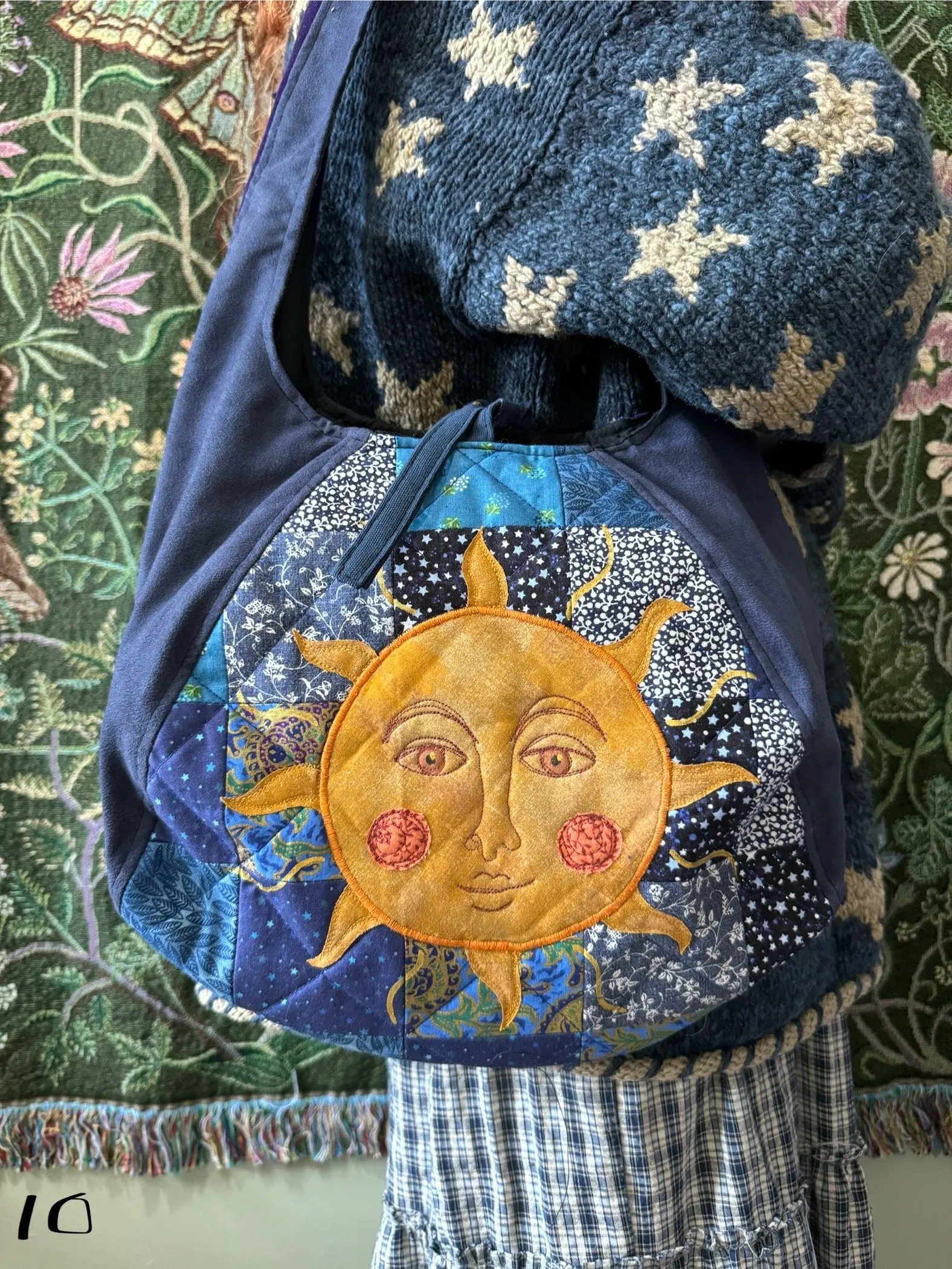 Patchwork Sun/Moon(10) sold by Sapphic Oracle