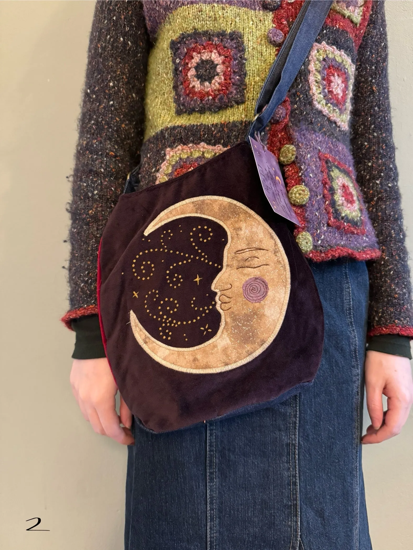 Mini Toadstool/Moon(2) sold by Sapphic Oracle product image thumbnail 2