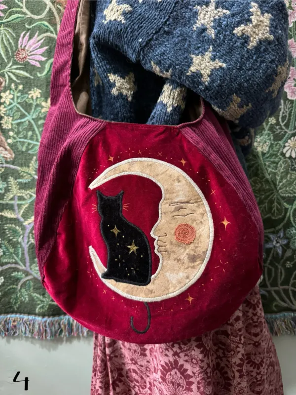 Classic Moon/Cat/Moth(4) sold by Sapphic Oracle