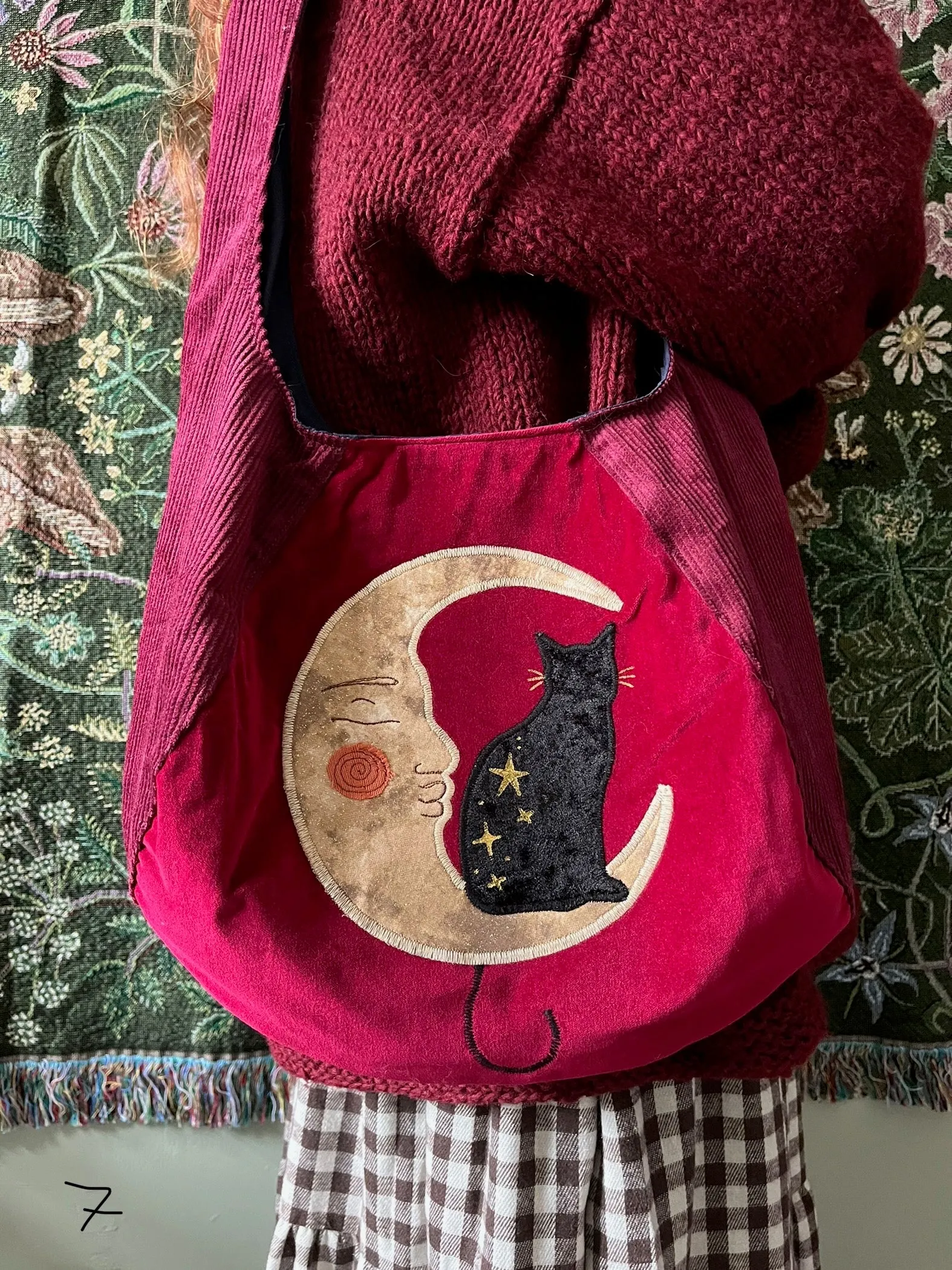 Classic Moon/Cat/Mushroom(7) sold by Sapphic Oracle