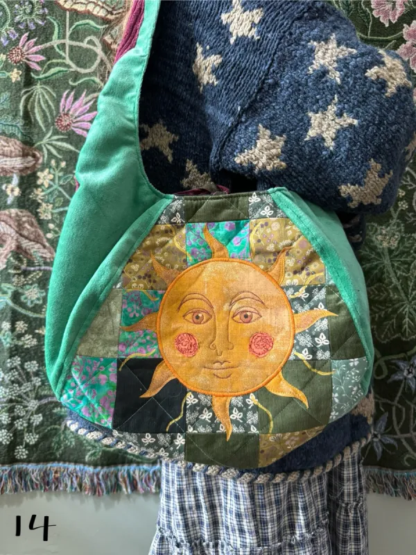 Patchwork Sun/Moon(14) sold by Sapphic Oracle