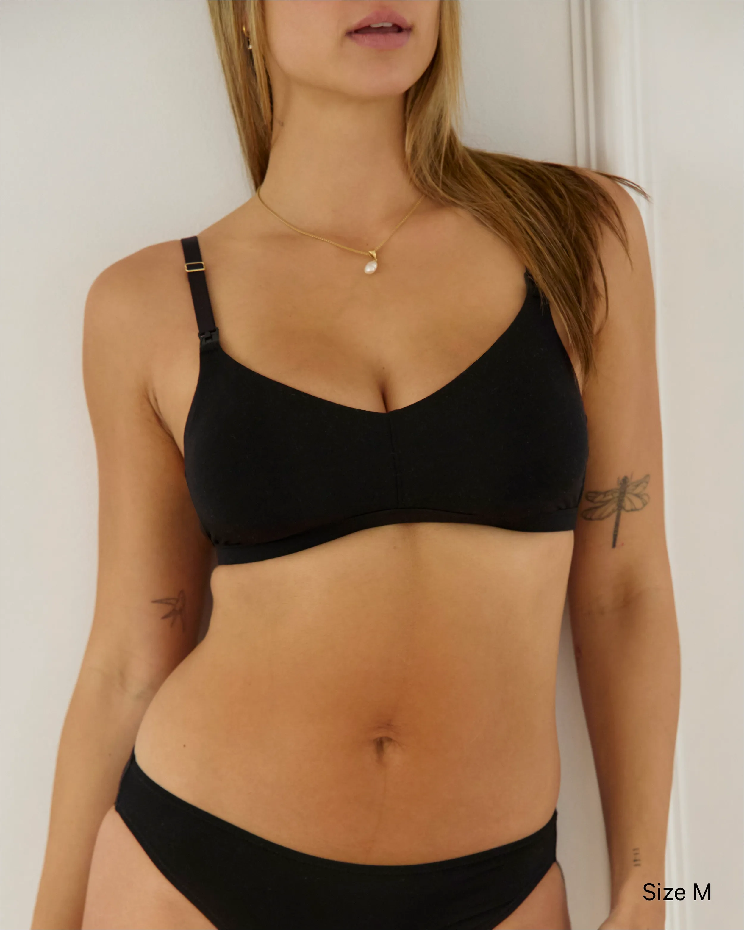 Lounge Nursing Bra - Black sold by Embrace product image thumbnail 3